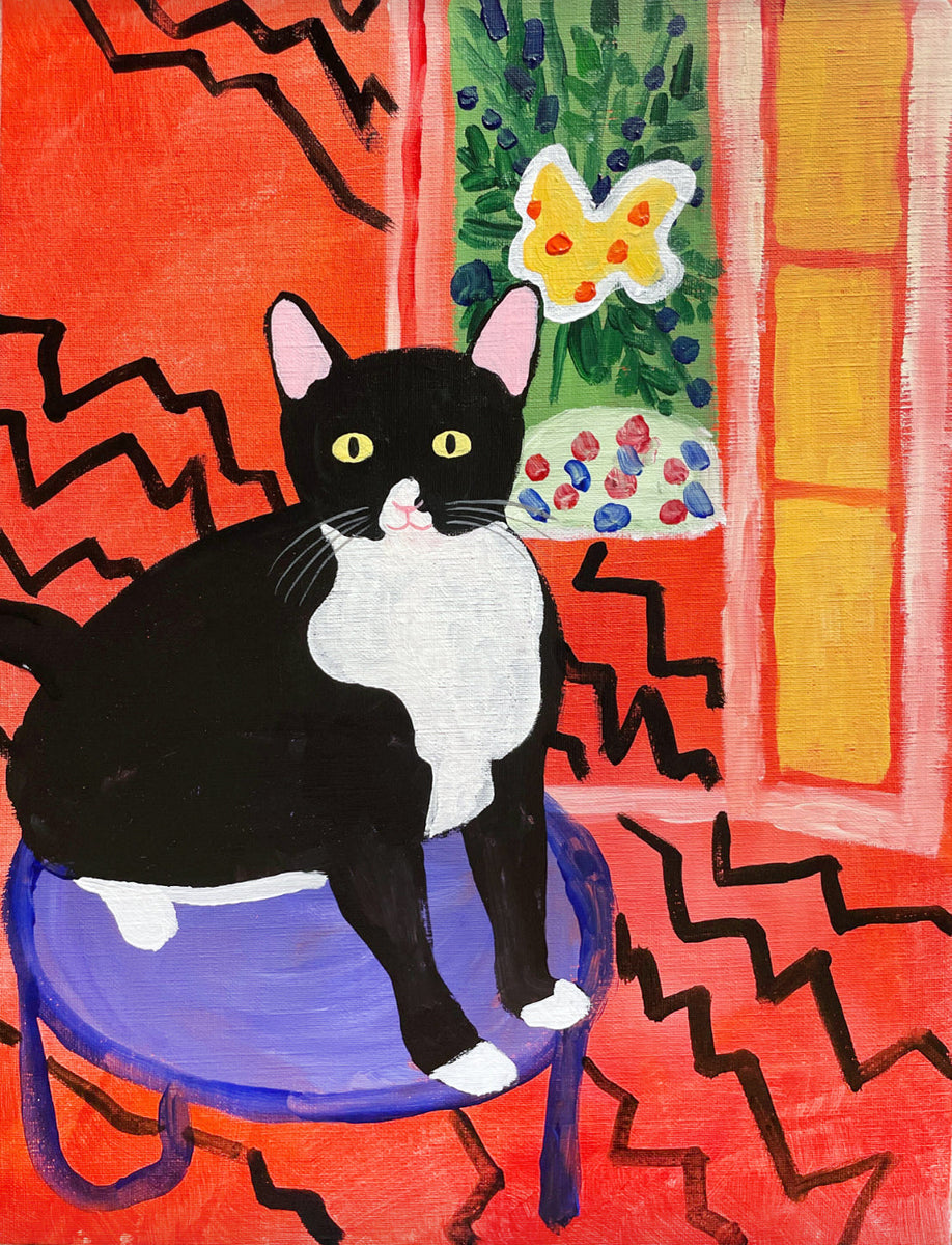 artwine.tokyo | マティス風 | 猫の絵