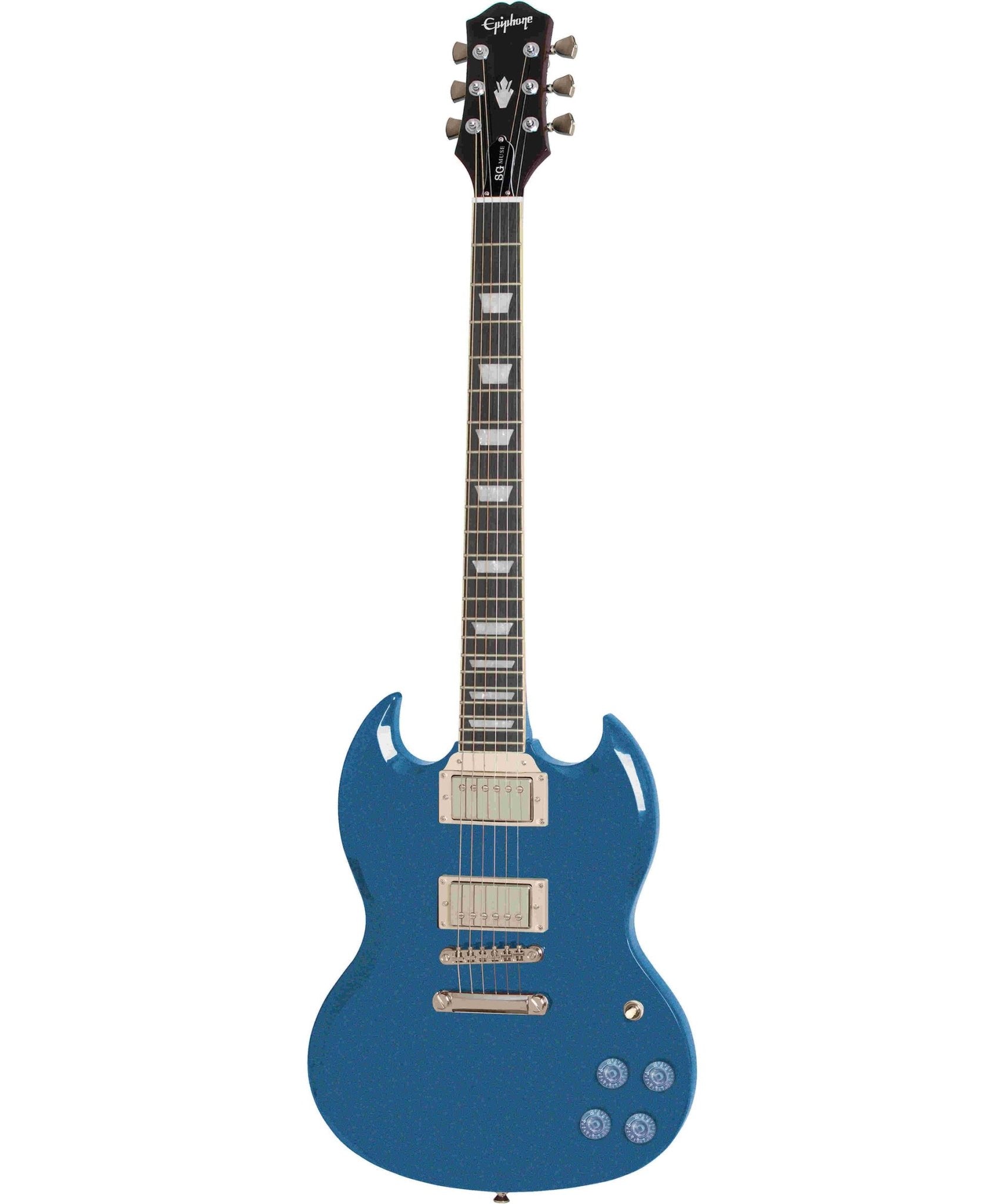 Epiphone SG Muse Electric Guitar (Radio Blue) - Discontinued Model - L