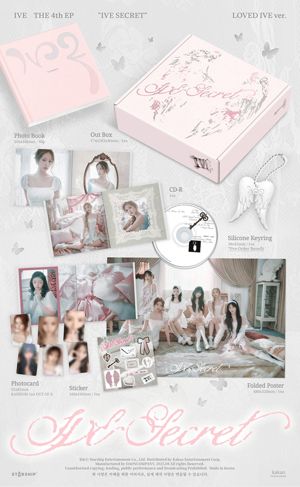 IVE 4TH EP ALBUM IVE SECRET (LOVED IVE VER.) - Kpop USA
