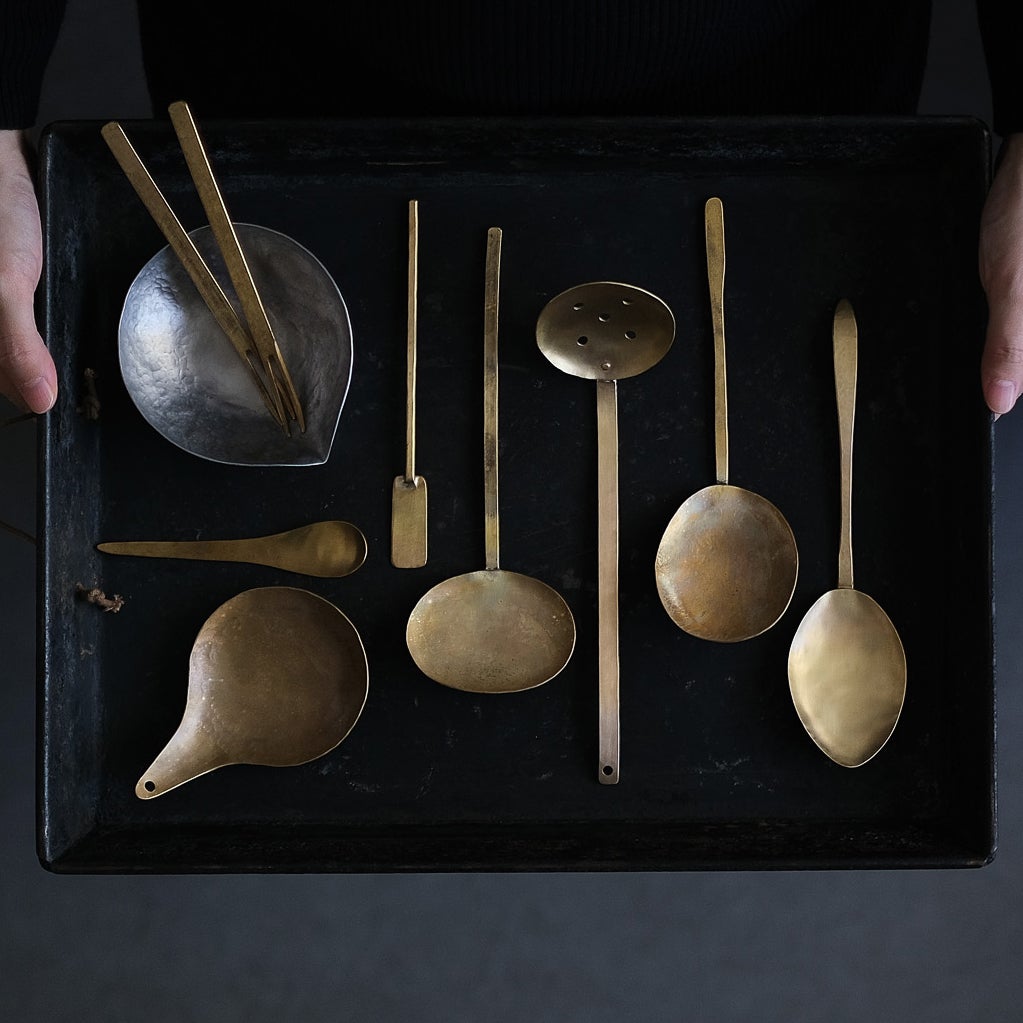 木翠 真鍮サービングスプーン横 | オウチノ道具