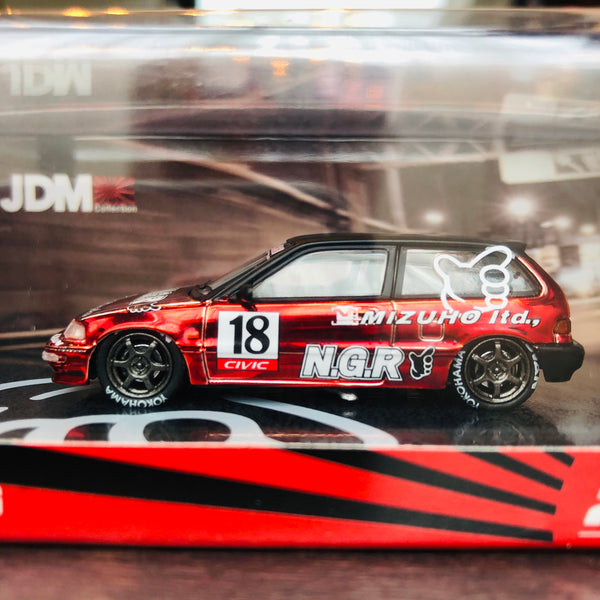 INNO64 JDM Collection 1/64 Honda Civic EF9 Mizuho - No Good Racing