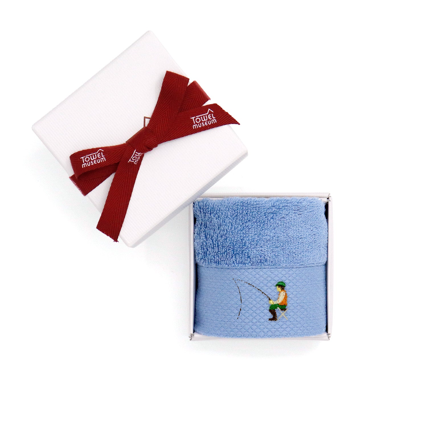 TMOC』釣り 刺繍入り タオルハンカチギフト – タオル美術館公式