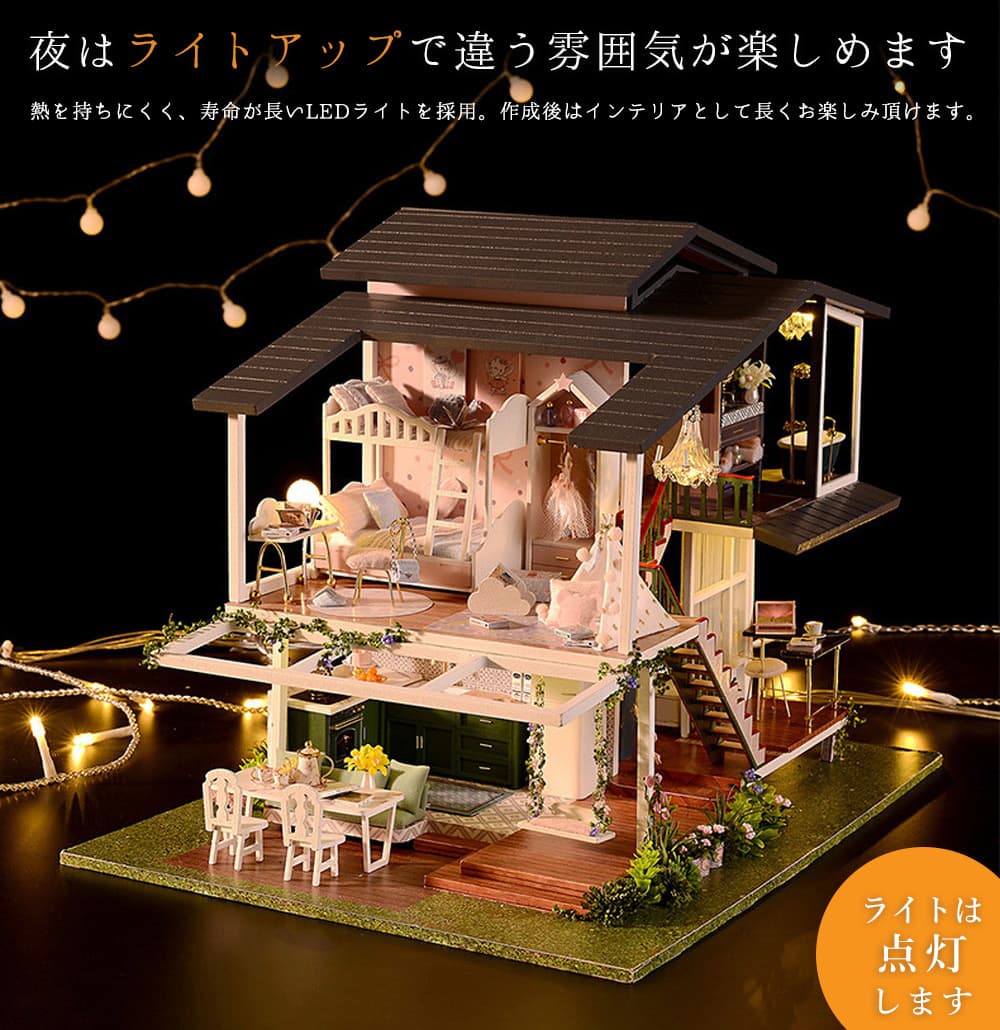 楽天市場】最短当日出荷◇ドールハウス ミニチュア 手作りキットセット