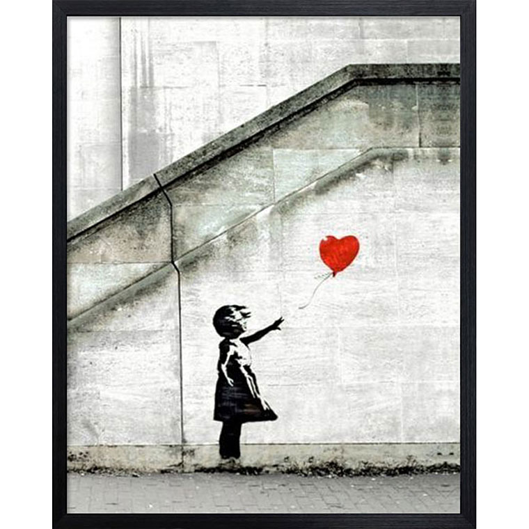 楽天市場】バンクシー Banksy ポスター アートパネル 絵画 インテリア