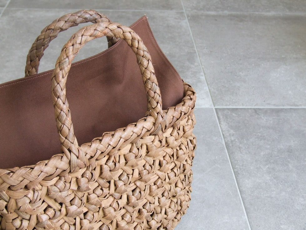 楽天市場】純国産 山形県 山葡萄かごバッグ 六つ目六角花模様編み : おまめ