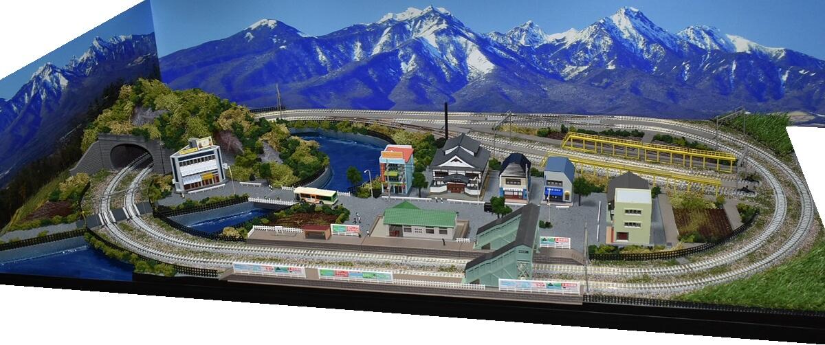 楽天市場】「送料無料」鉄道模型ジオラマレイアウトNゲージ用 複線