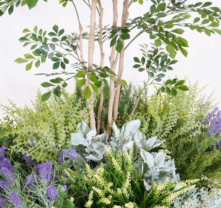 楽天市場】シマトネリコ 寄せ植え 140cm (フェイクグリーン 人工 観葉