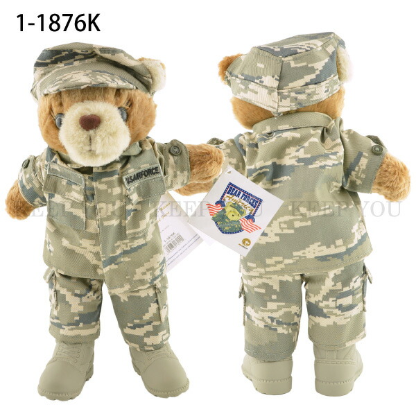 楽天市場】テディベア ミリタリー仕様 約25cm 軍隊 迷彩柄 MILITARY
