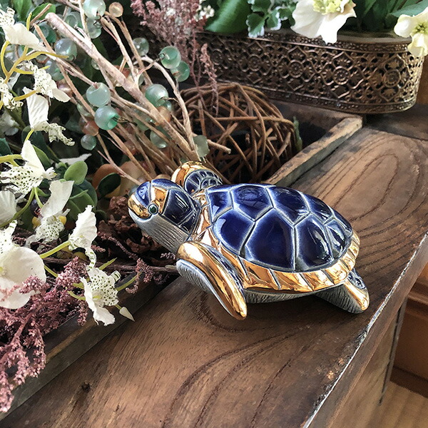 楽天市場】送料無料 海ガメ 706陶器 置物 動物 亀 カメ かめ タートル