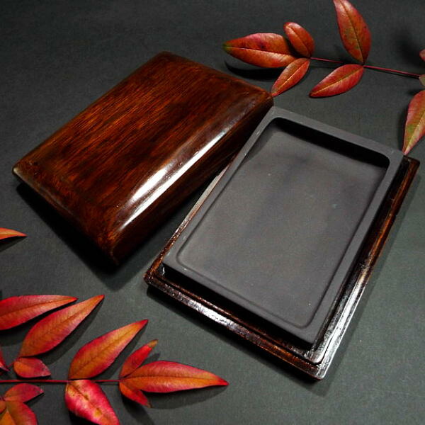 楽天市場】端渓硯坑仔巌 角型 6吋｜書道 書道硯 書道用品 硯 すずり