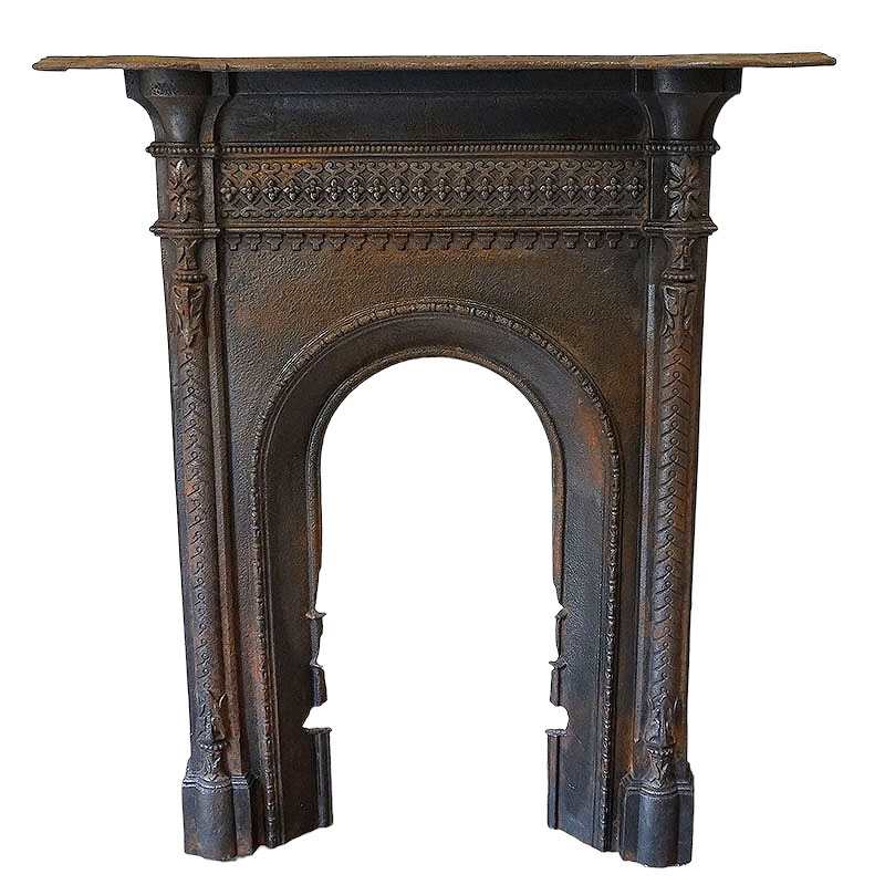 楽天市場】ヴィンテージ 英国 アンティーク マントルピース アイアン製