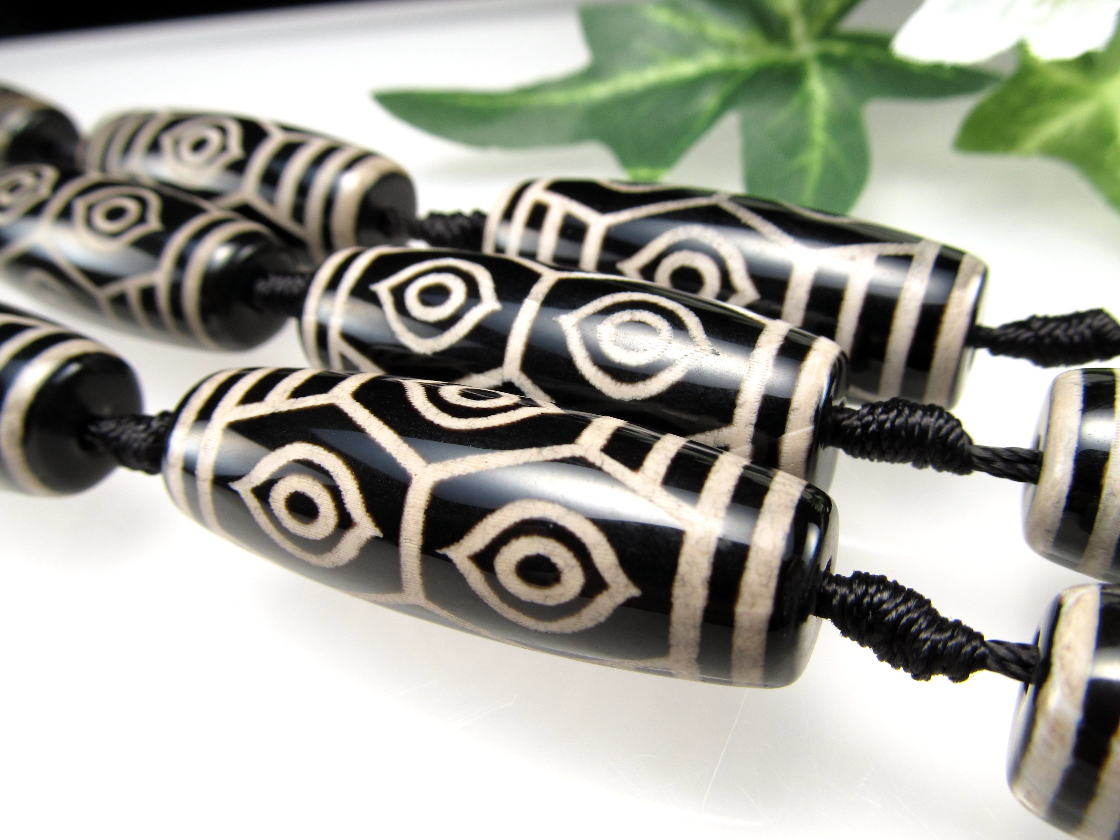 楽天市場】A至純 天珠【龍眼天珠(りゅうがんてんじゅ) 連】一連8個付き