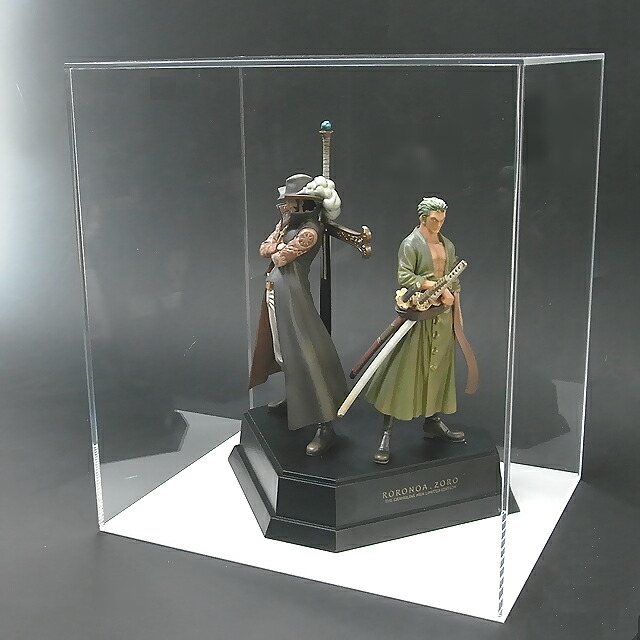 楽天市場】アクリルケース W200mm H200mm D200mm 板厚3mm 【台座あり