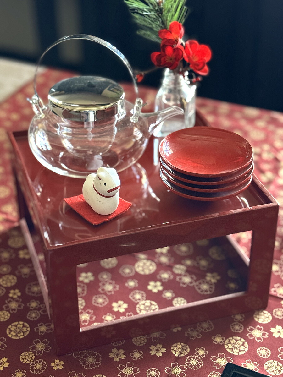 楽天市場】二入子膳 2サイズセット 漆器 モダン 宴会膳 お膳 宴会