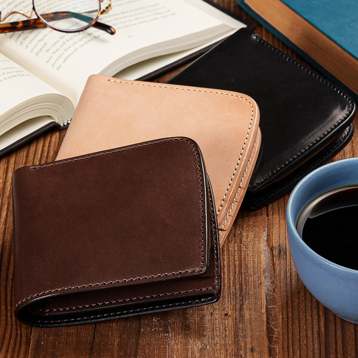 楽天市場】財布 メンズ 二つ折り 本革 日本製 栃木レザー 財布