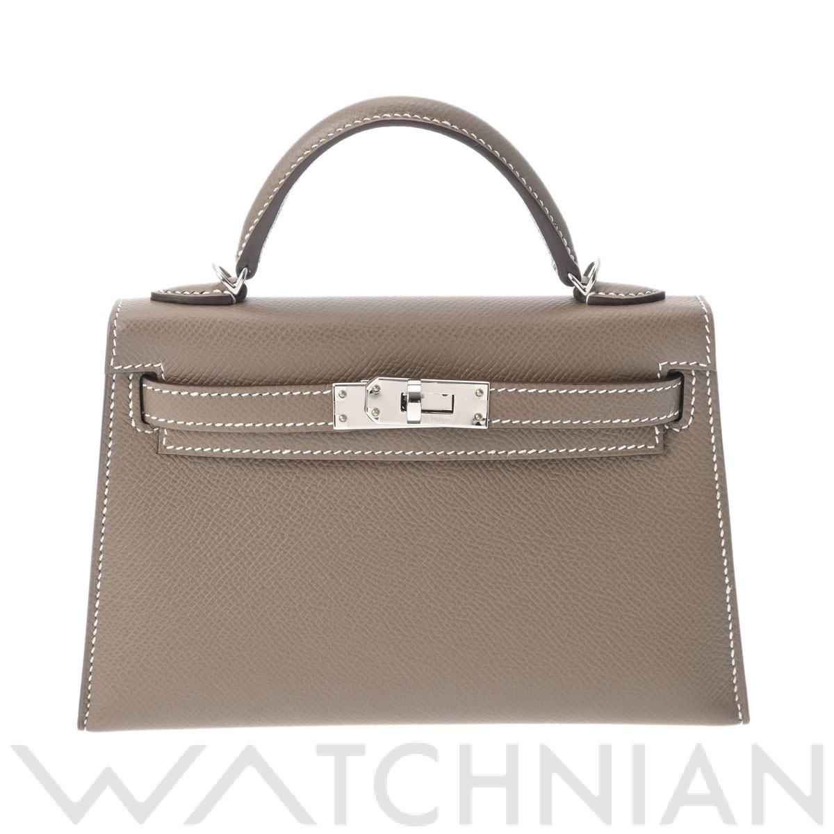 エルメス / HERMES ミニケリー2 2WAY エトゥープ/パラジウム金具