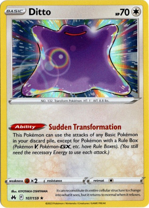 メタモン 海外版 英語版 Ditto - 107/159 -【Card Chicken】