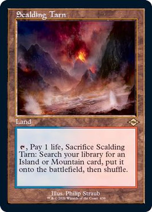 EX](FOIL)(旧枠仕様)沸騰する小湖/Scalding Tarn《英語》【MH2】