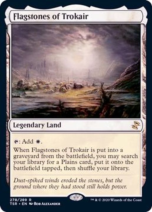 EX+](FOIL)トロウケアの敷石/Flagstones of Trokair《英語》【TSR】