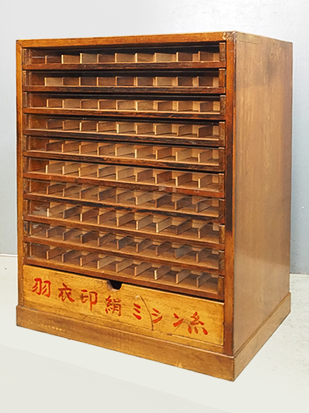 【2月末まで】糸ケース　什器　アンティーク 2026年最新】糸ケース 什器の人気アイテム - メルカリ