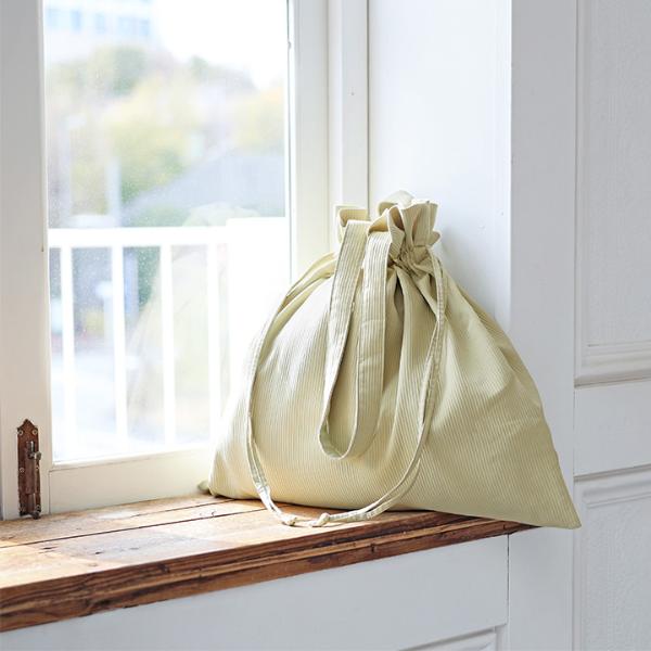 bon moment 旅上手になれる 巾着サブバッグ 2WAYバッグ／ボンモマン