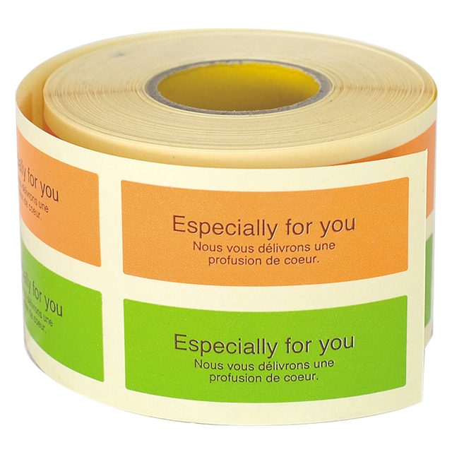 2色アソートロールシール-2(W45×H15): ギフトシール・封印シール