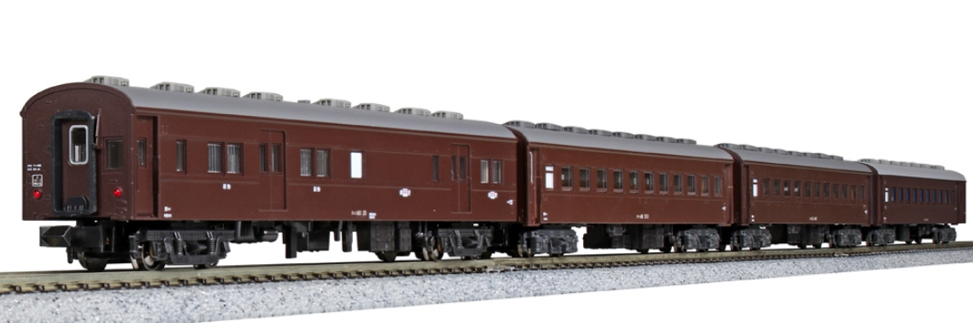 KATO鉄道模型オンラインショッピング 旧形客車 4両セット（茶