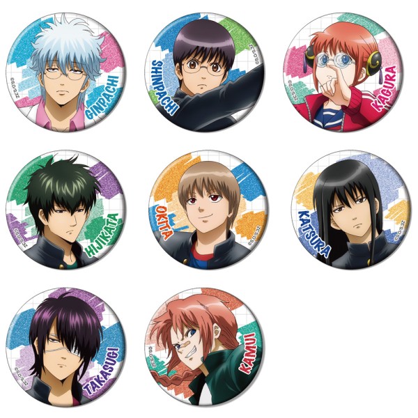 3年Z組銀八先生」 ラメキラカンバッジコレクション【1BOX 8箱入り