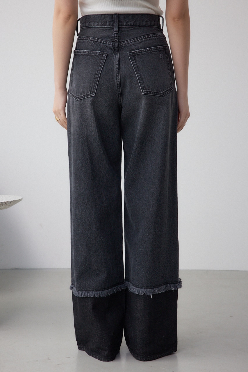 AZUL BY MOUSSY | AZUL DENIM スウィッチングバイカラーデニム (ワイド