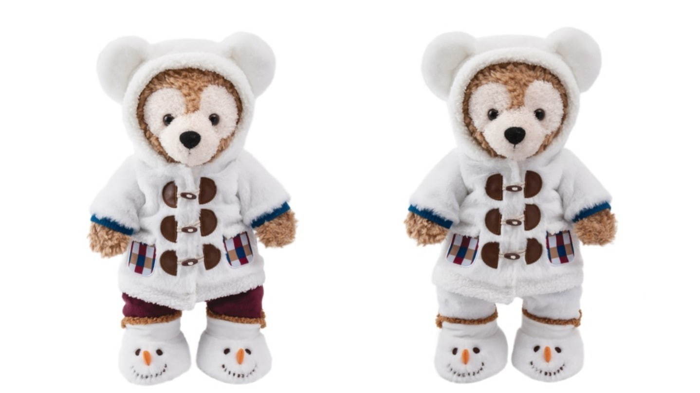 ディズニーシーの冬限定ダッフィー＆フレンズ、フード付き