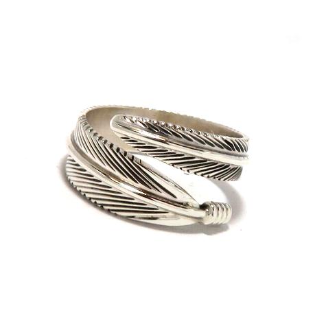 フェザーリング、インディアンジュエリー、羽型ジュエリー、Harvey Mace