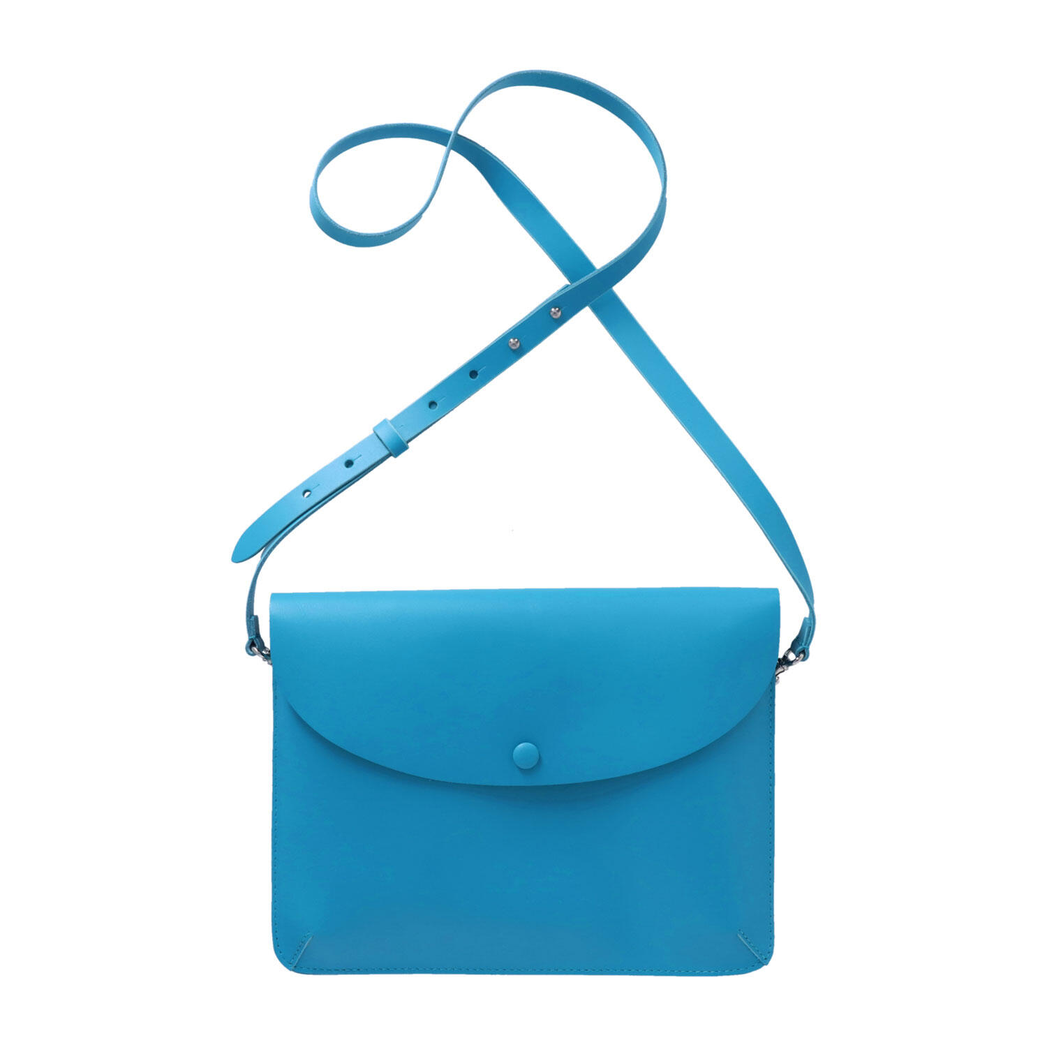 ユニセックス 薄マチ 牛革 2WAY ショルダーバッグ | 株式会社 三竹産業