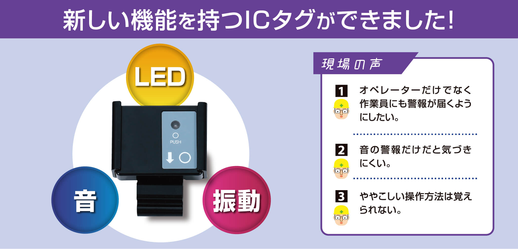 アクティブICタグとZigbeeを利用した作業員への警報装置【TagBee