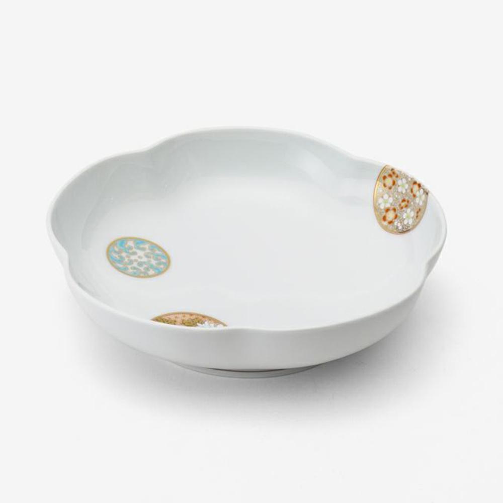 深川製磁]寿赤絵 梅型6号鉢: リビング・ホビー | 井筒屋オンライン