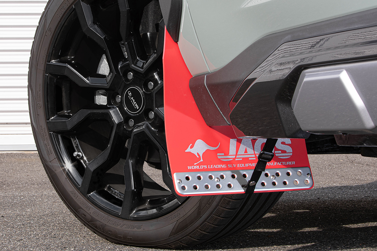 JAOS マッドガードⅢ フロントセット レッド RAV4 50系｜株式会社