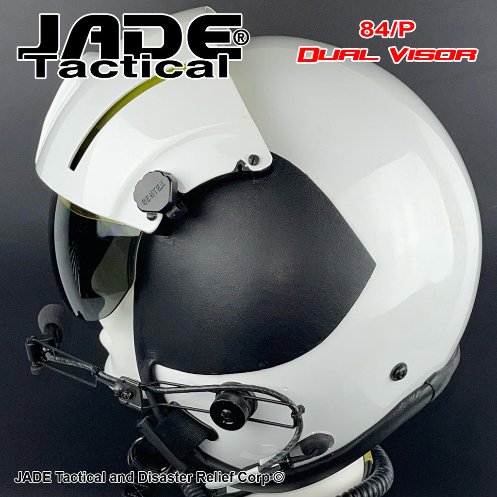GENTEX 84/P USA Dual Visor Helicopter Flight Helmet – Jade Tactical