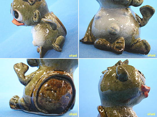 手作り河童【かっぱ】置物の販売 信楽焼大谷陶器