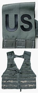 US ARMY(米陸軍) ACUカモ MOLLE II FLC ベスト・フルセット/SPM 08年