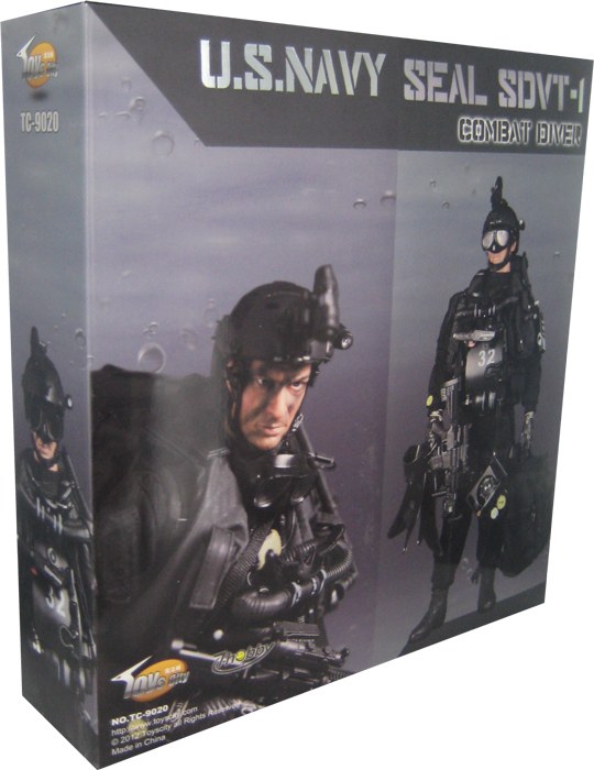 U.S. NAVY SEAL SDVT-1 - Combat Diver Toys City - Machinegun