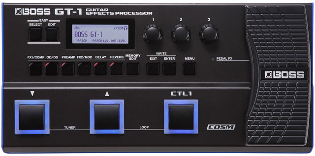 BOSS GT-1 マルチ・エフェクター: エフェクター｜三木楽器公式通販サイト
