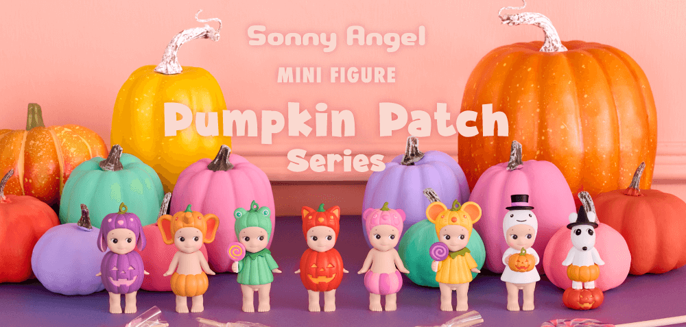 カラフルポップなカボチャのコスチュームに身を包んだSonny Angelが