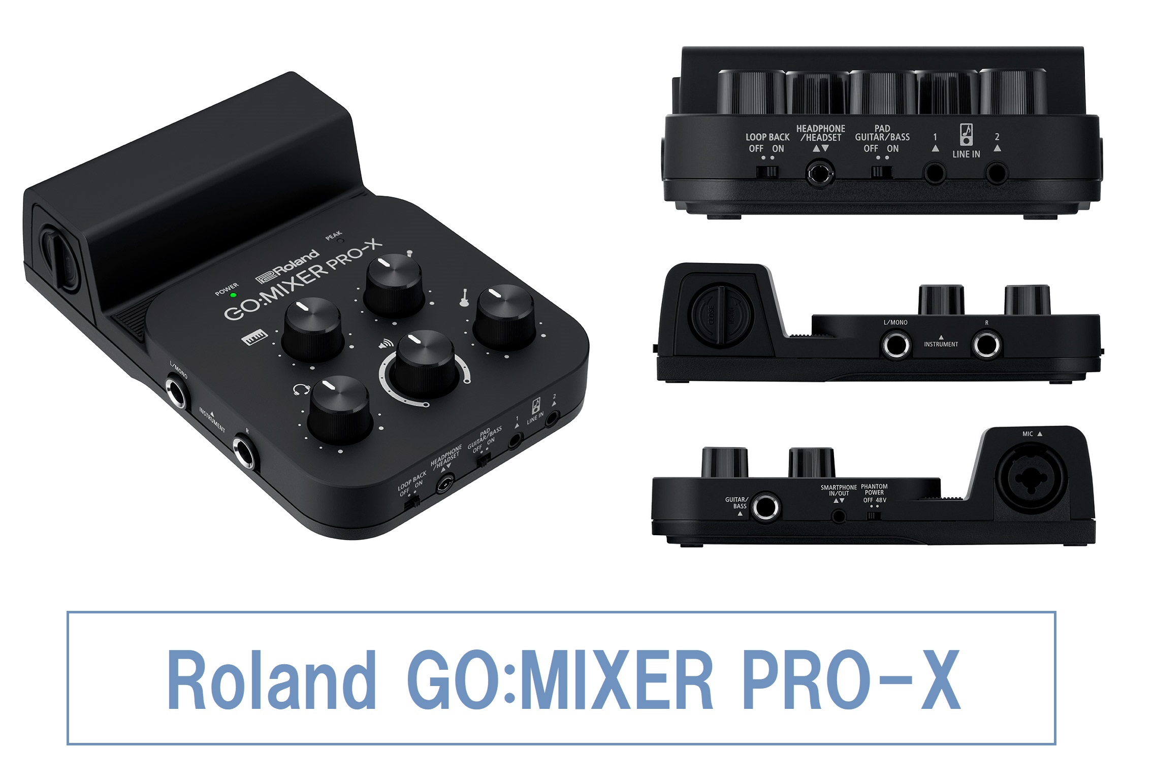 ミキサー】 Roland GO:MIXER PRO-X スマホ専用 ポータブル ミキサー
