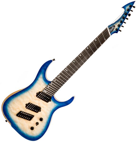Ormsby Hype GTR 7 Swamp Ash - azzurro blue Multi-scale guitar