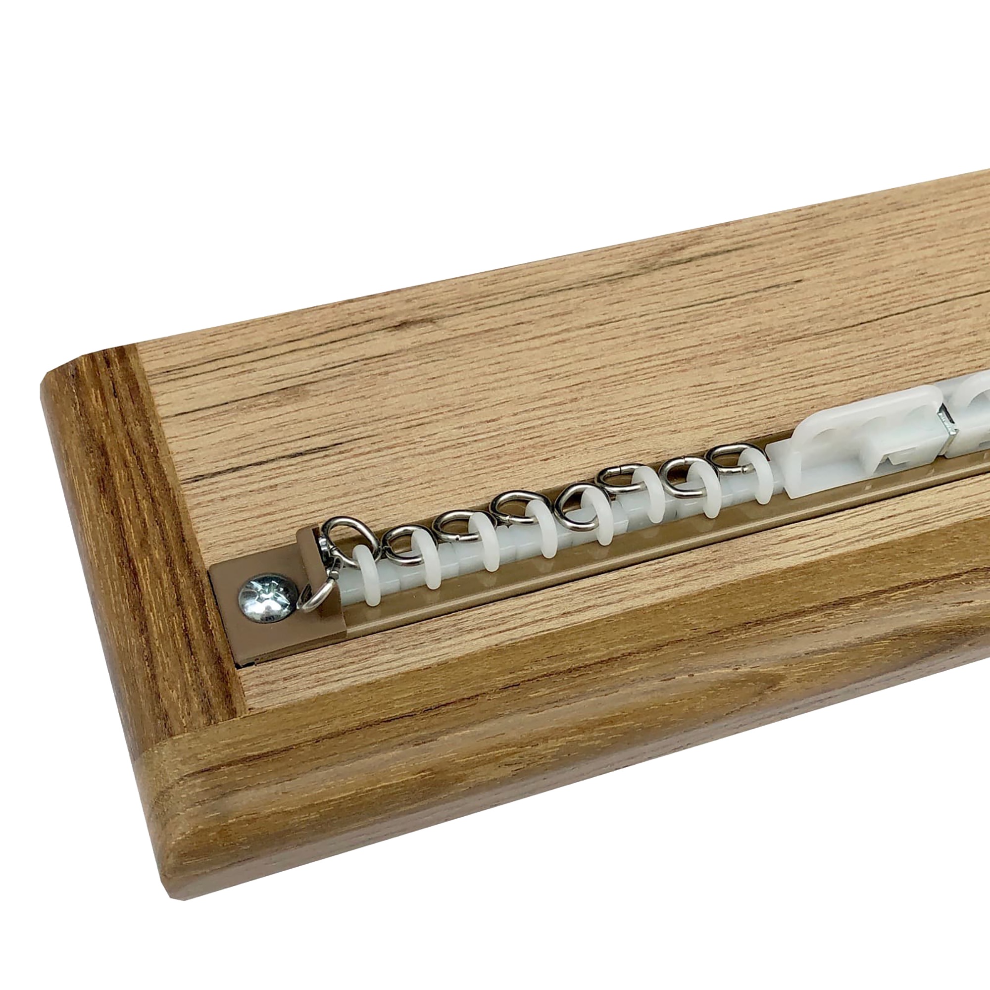 木製カーテンレール チーク シングル | DW-CB002-02-G015 | カーテン