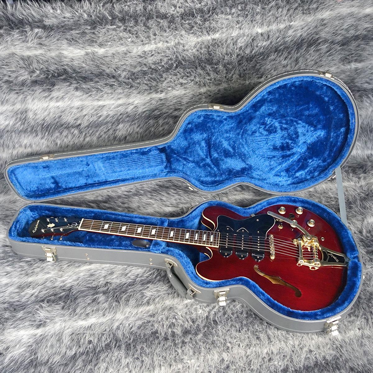 Epiphone Riviera P93 セミアコ 3基P90搭載 Bigsby ☆Epiphone☆Riviera P93 WR セミアコ P-90×3 Bigsby搭載 2019年製 美