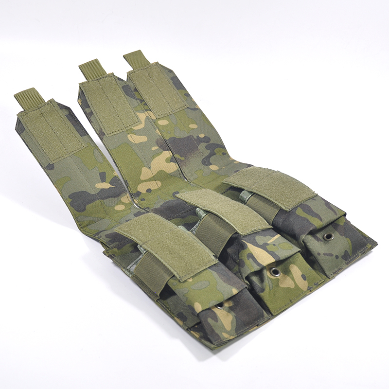 楽天市場】Broptical ミリタリー 3連ポーチ MOLLEシステム対応 M4 M16