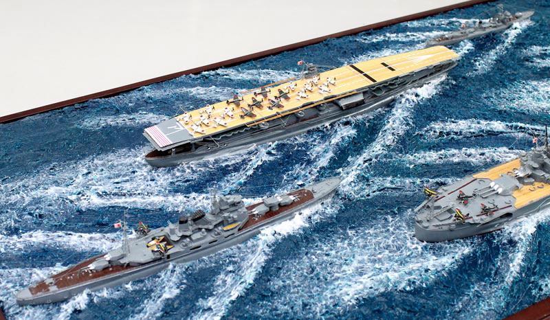 □戦艦武蔵精密模型塗装済完成品「戦艦武蔵」ハンドメイド精密艦船模型