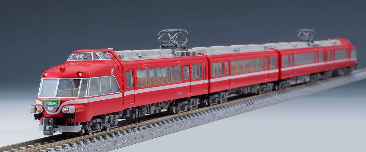 名鉄7000系パノラマカー(第47編成)白帯車セット｜製品情報｜製品検索
