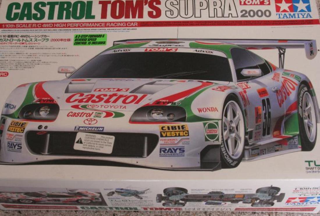 58264: Castrol Toyota Toms Supra from RCWORLD showroom, TAMIYA 1