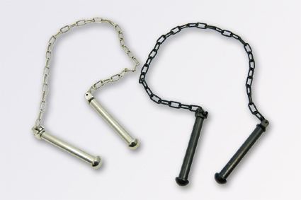 忍者武具・鉄製分銅鎖(ぶんどうじょう)L - 横浜中華街天宝堂本店